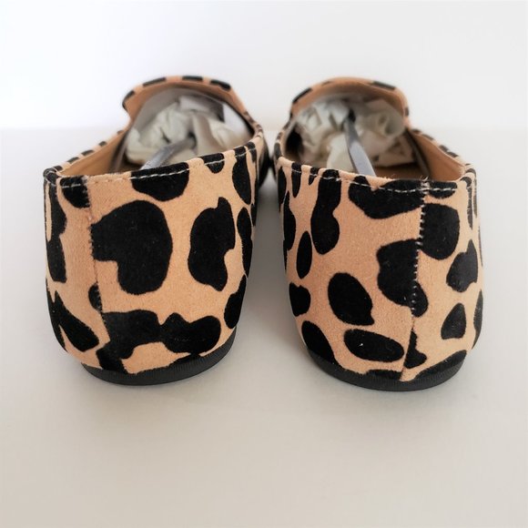 🏅HP🏅 Leopard Print Ballerina Slip On Point Flats - Picture 4 of 7